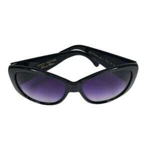 Y2K Juicy Couture Shades Rich Girls Rhinestone Black Sunglasses Limited Edition